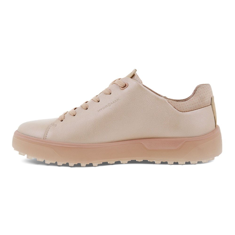 Zapatos De Golf Mujer - ECCO Tray Laced - Rosas - TNP368905